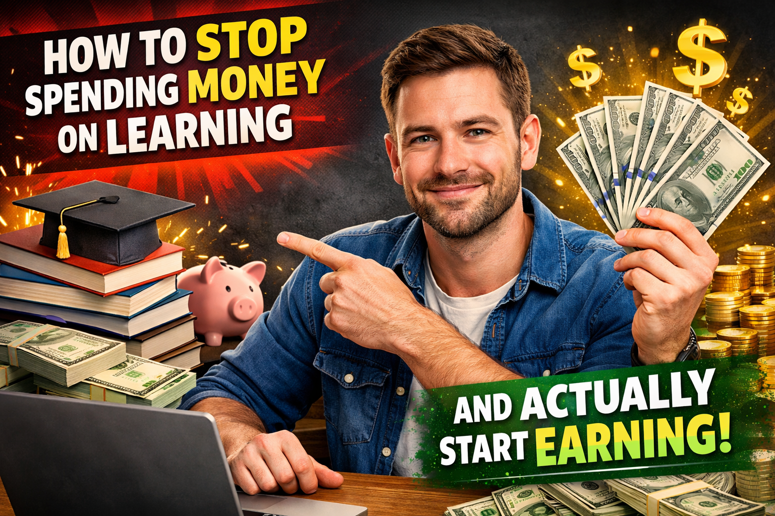 How to Stop Spending Money on Learning and Actually Start Earning